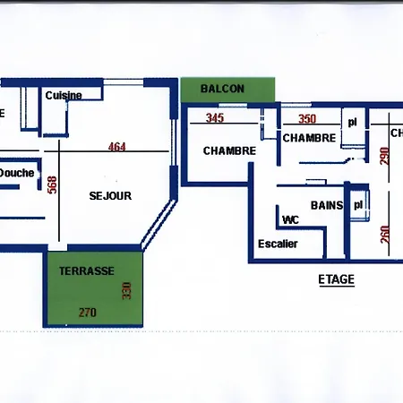 Duplex 5 Pieces, 10 Pers, Parking, A - Fr-1-676-140 דירה