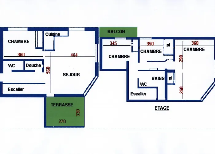 Duplex 5 Pieces, 10 Pers, Parking, A - Fr-1-676-140 아파트